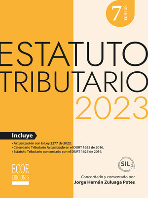 cover image of Estatuto tributario 2023